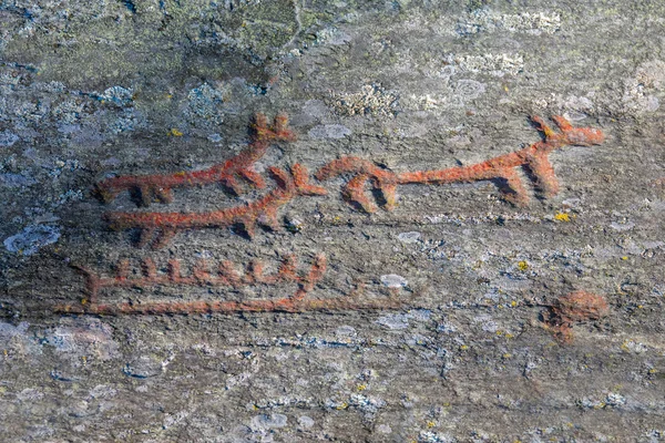 Petroglifos suecos antiguos — Foto de Stock