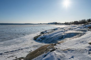 Vrango kışın, bu ada Güney Göteborg Takımadası 'nın bir parçasıdır.