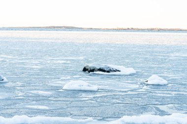 Winter on the swedish west coast and the Kattegat sea