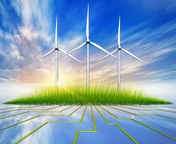 Concept groene energie — Stockfoto