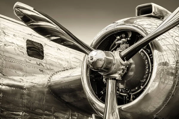 Radial Engine Historical Aircraft — Stock Photo, Image