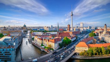Berlin 'in merkezinde panoramik görünüm