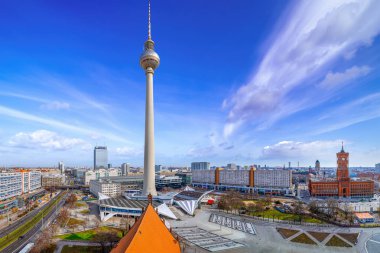 Berlin, Almanya - 10 Mart 2021 Berlin şehir merkezinde görüldü