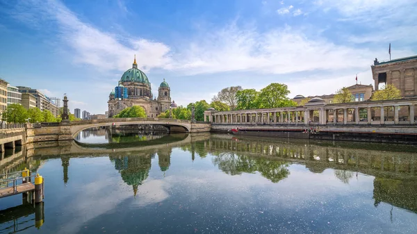 Panorámás Kilátás Berlini Katedrálisra Németországra — Stock Fotó