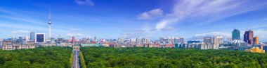 panoramik Berlin şehir merkezi