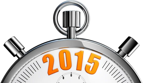 Stop horloge 2015 — Stockfoto