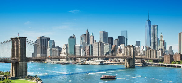 Picture of the skyline of new york