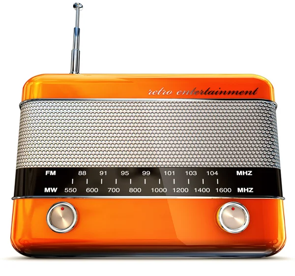 Retro-Radio — Stockfoto