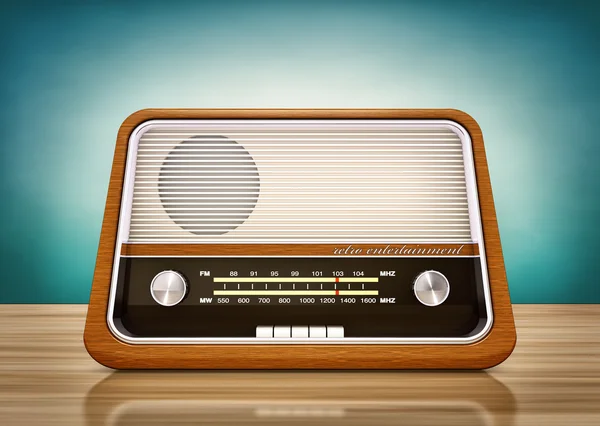 Vintage-radio — kuvapankkivalokuva