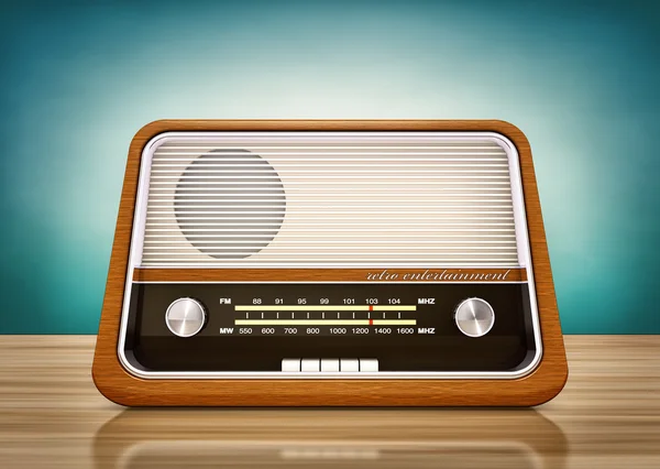 Vintage radio — Stock Photo, Image