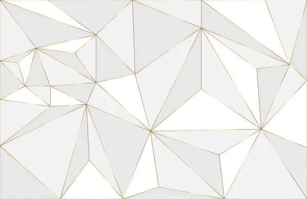 Soyut Geometrik Arka Plan Beyaz Altın Element Soyut Modern Arkaplan — Stok Vektör