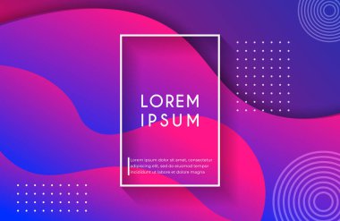 Canlı gradyan rengine sahip soyut sıvı arkaplan