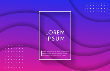 Canlı gradyan rengine sahip soyut sıvı arkaplan