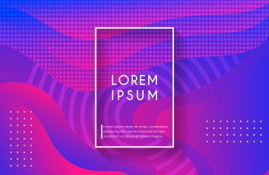 Canlı gradyan rengine sahip soyut sıvı arkaplan