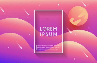 Canlı gradyan rengine sahip soyut sıvı arkaplan