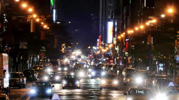 Зайнятий трафіку в Нью-Йорку — стокове відео