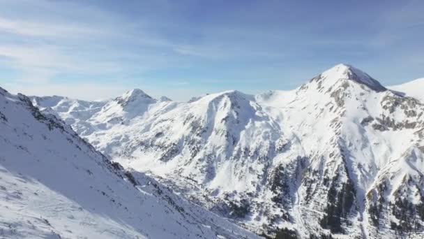 Hermoso paisaje de invierno — Vídeos de Stock