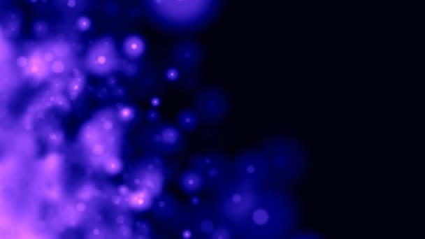 Viola Galaxy particelle di sfondo Seamless Loop HD — Video Stock