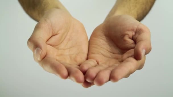 Médecine Médicament Médecine Addiction Hands Concept — Video