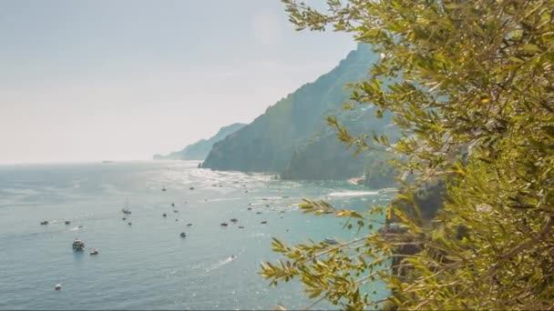 Schön Urlaub Berg Meer tropische Lage Blick Sonne Sommer Natur Europa Kurzurlaubsziel — Stockvideo