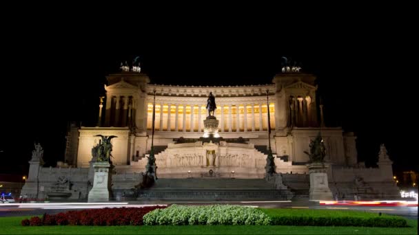 Art Rome İtalya Roma Mimarisi Capitol Meydanı Seyahat Heykeli İtalyan Tepesi Piazza Binası Ünlü Campidoglio Roma Capitoline Michelangelo Heykel Kulesi İmparator Tarihi Tarihi Eski Antik Castor Avrupa — Stok video