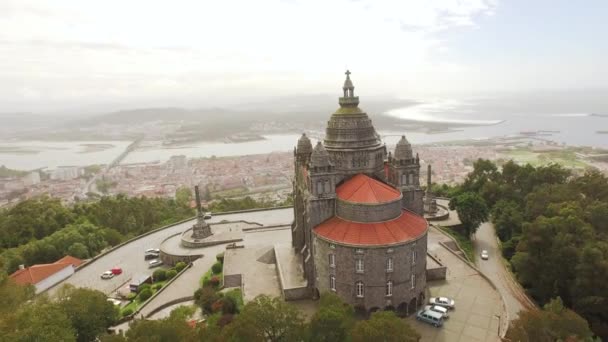 Igreja de Santa Luzia em Portugal — Vídeo de Stock