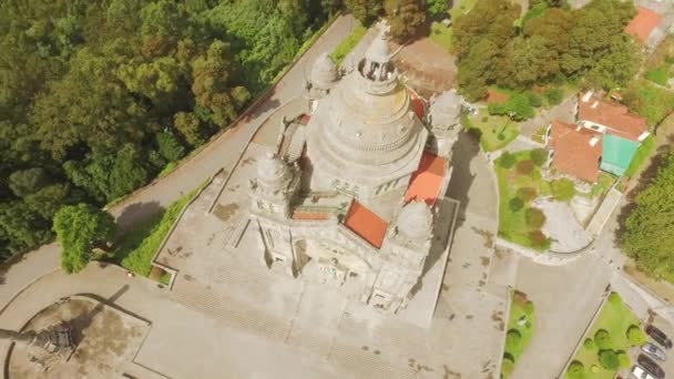 Kerk van Santa Luzia in Portugal — Stockvideo