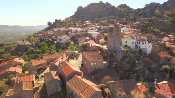 Magnifique paysage urbain vue aérienne — Video