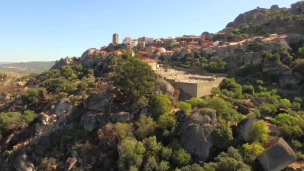 Magnifique paysage urbain vue aérienne — Video