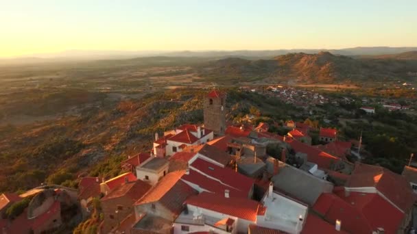 Luchtfoto van de prachtige skyline — Stockvideo