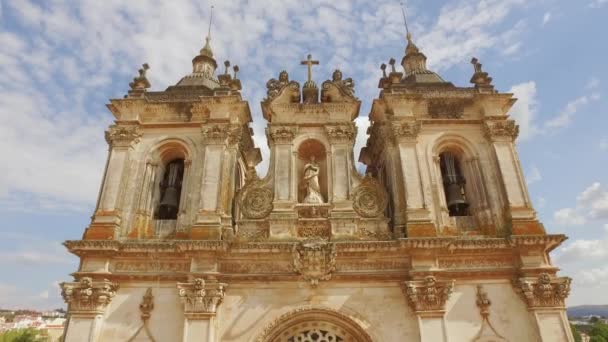 Alcobaca Monastery in Porto, Portugal — Stock Video