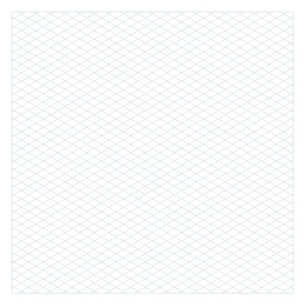 List Modrých Izometrických Čar Bílém Pozadí Perfektní Pro Kreslíře Zápisník — Stockový vektor