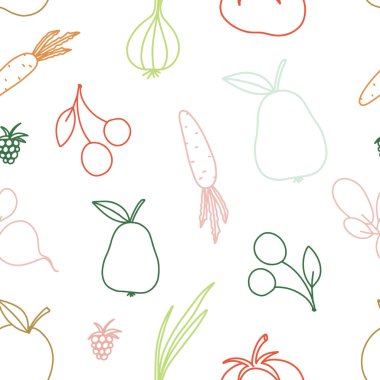 1 Kasım 'daki Dünya Vegan Günü temasında kusursuz bir düzen var. Pancar, elma, armut, kiraz, soğan, havuç, ahududu ve domatesle süslenmiş..