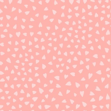 Kusursuz kalp deseni. Tekrarlanan el çizimi illüstrasyonu. Sevgililer Günü kartpostalları ve düğün tasarımları için harika..