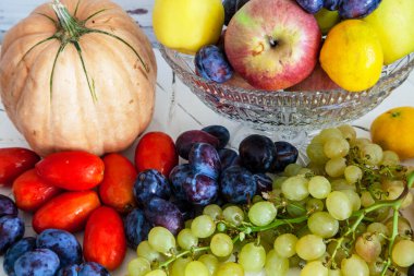 meyve ve sebzelerle dolu bir hayat