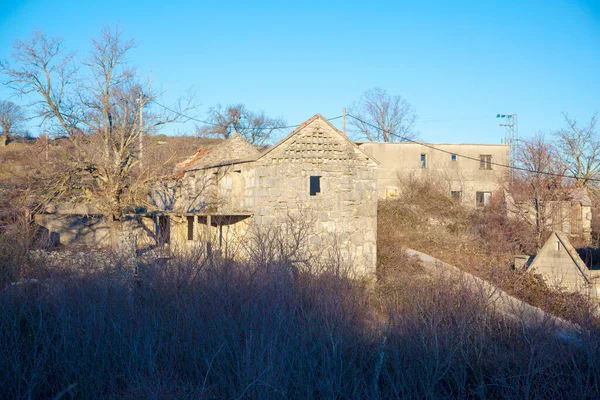 Vieux Village Dans Les Montagnes Velebit — Photo