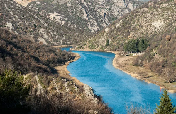 Zrmanja Nehri Kanyonu Hırvatistan — Stok fotoğraf