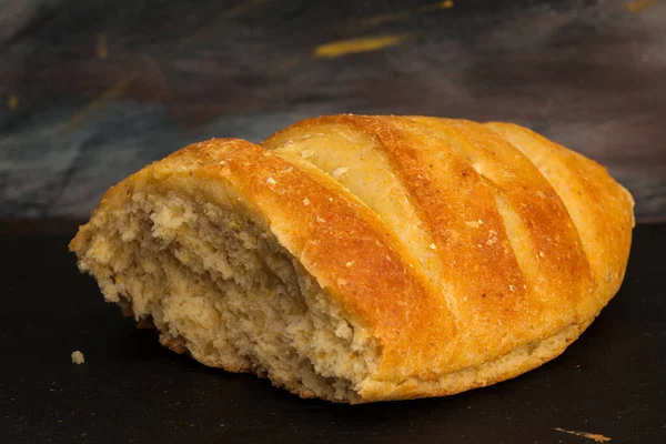 Yapımı Mısır Unu Ekmeği Sağlıklı Yiyecekler — Stok fotoğraf