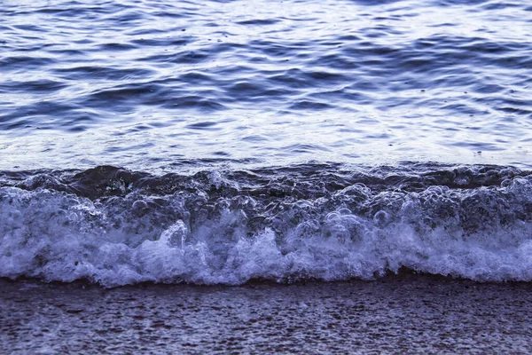 Морська Берегова Вода Хвилями Вигляд Морської Води Хвилями Моря Місцевому — стокове фото