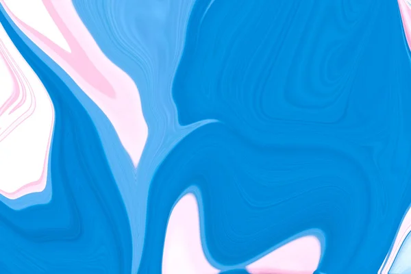 Kolory Transgenderowe Marmurze Abstrakcyjna Tekstura Tła Wzór Graficzny Niebieskim Różowym — Zdjęcie stockowe