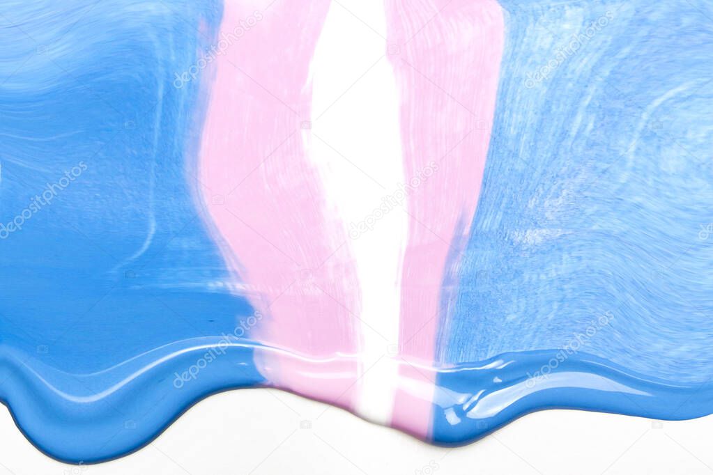 Transgender colors in marble abstract background texture. Graphic pattern with blue, pink, white color to use for backdrop floor ceramic counter tile interior and fabric.