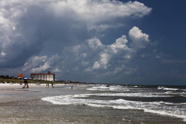 Kuzey Florida 'nın Atlantik kıyısında Atlantik Sahili