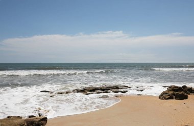 Kuzey Florida 'nın Atlantik kıyısındaki Flagler Plajı