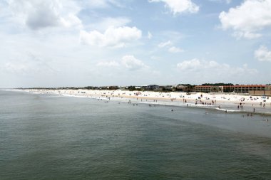 Kuzey Florida 'nın Atlantik kıyısındaki St. Augustine Sahili