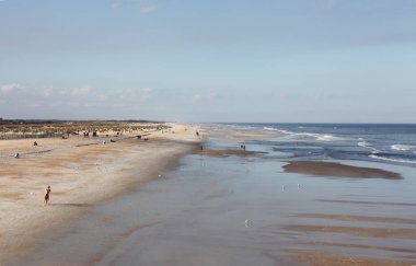 Kuzey Florida 'nın Atlantik kıyısındaki St. Augustine Sahili