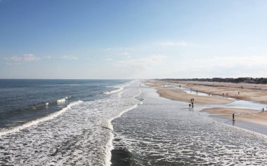 Kuzey Florida 'nın Atlantik kıyısındaki St. Augustine Sahili