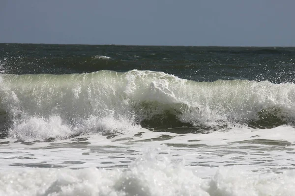 Fale Oceaniczne Atlantyckim Wybrzeżu Florydy — Zdjęcie stockowe