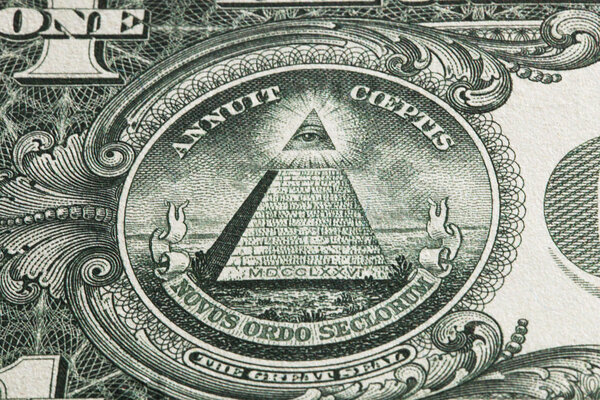 Close up of US currency