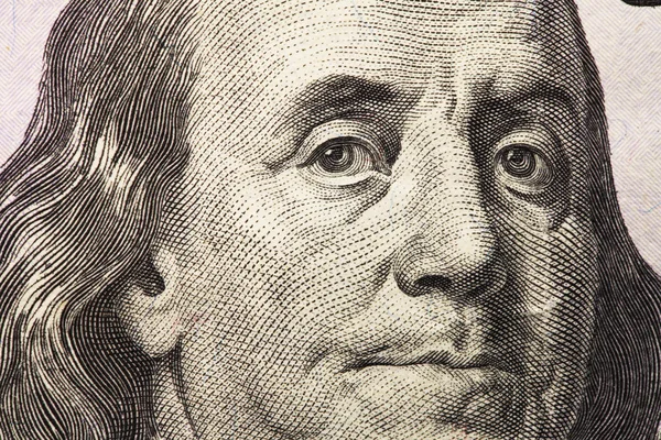 Close up of US currency — Stock Photo, Image