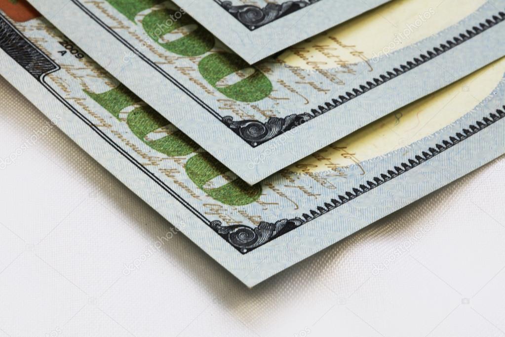 Close up of US currency